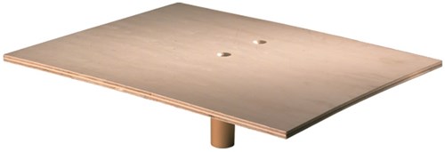Plato nabo lechera madera + mango plástico 500x400 - mm392540