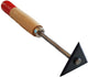 Melkmeisje verfschraper 6 cm blauw blad - mm626060 - mm626060