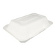 Caja menú 1 compartimento 230x155x83mm caña de azúcar sin pfas (50 piezas)