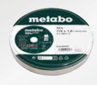 Accessori Metabo dischi da taglio metabo 10x | 125x1,0x22,33| acciaio inossidabile | tf41w-616399000