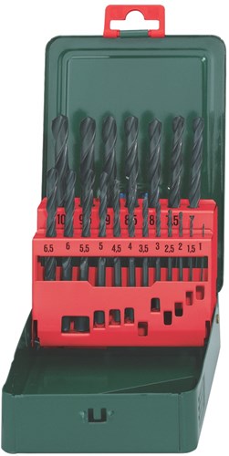 Metabo accessoires metabo 19-delige hss-r borenset | rolgewalst - 627151000