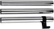 Metabo accessoires 3 zuigbuizen, ø 35 mm, staal - 635414000