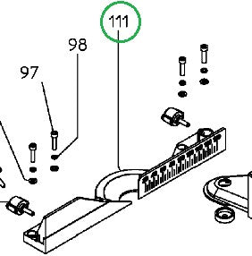 Accessori Metabo 316055990| guida completa per kg 216 m | per il nuovo modello - 316055990