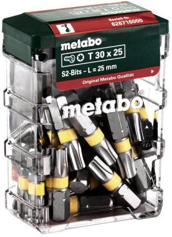 Accessori Metabo scatola portainserti t30 | sp (25 pz.) - 626716000