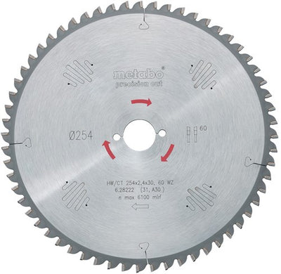 Metabo accessoires cirkelzaagblad hw ct ø 220x30, 36 wz - 628042000