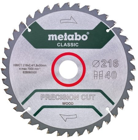 Accessori Metabo lama per sega circolare | taglio di precisione classico | 305x30 mm | z56 wz 5° neg b - 628657000