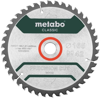 Metabo accessoires cirkelzaagblad precisioncutclassic | ø 165x20 | 42wz 5° b | 628027000 628027000