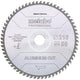 Accesorios Metabo hoja de sierra circular | perfil corte aluminio | 254x30mm | z72 fz tz 5° negativo - 628447000