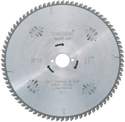 Metabo accessoires cirkelzaagblad multi cut | hw ct | ø 305 mm | 96t fz tr - 628091000