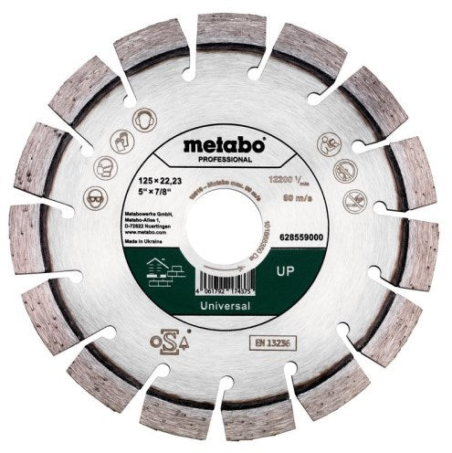 Accessori Metabo mola diamantata | ø125x22,23mm | su | professionale universale - 628559000