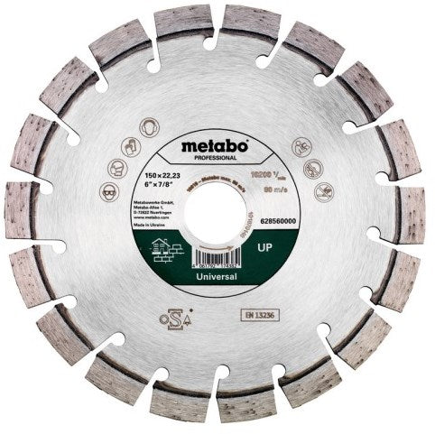 Accessori Metabo mola diamantata | ø150x22,23mm | su | professionale universale - 628560000