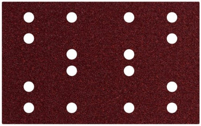 Accessori Metabo fogli abrasivi adesivi 80 x 133 mm, pag. 80, 16 fori con fissaggio a strappo (sra) - 635192000
