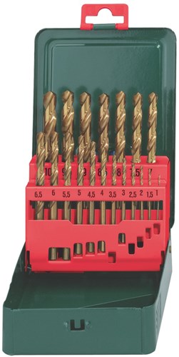 Accessori Metabo cassetta trapano hss-tin (19 pezzi) - 627156000