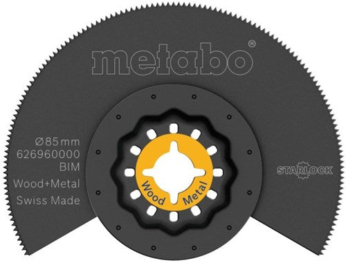 Metabo accessoires segment zaagblad | hout + metaal | bim | 65mm | voor multitool - 626960000