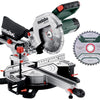 Metabo afkortzaag kgs 216 m set met trekfunctie | nieuwste model + extra zaagblad - 613216900