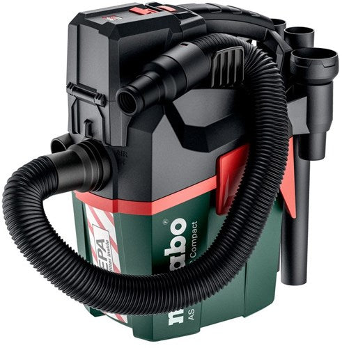Metabo as 18 hepa pc aspirapolvere compatto cordless multiuso | 18v| senza batterie e caricabatterie - 602029850