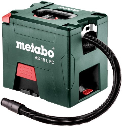 Aspirador multiusos inalámbrico Metabo ash 18 l pc | sin pilas ni cargador - 602021850