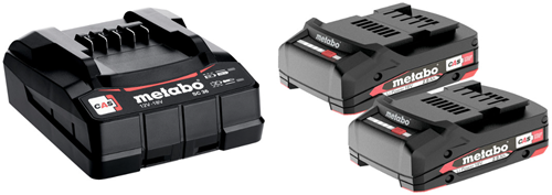 Set base Metabo 2 x 18 V 2,0 Ah Li-Power + Caricabatterie SC 36 - 685161000