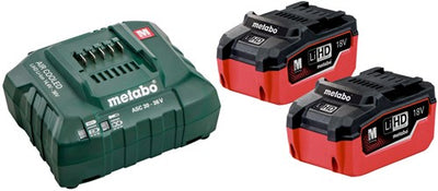 Pic metabo set base 2 batterie LiHD 18v 5,5 ah | k+mix - 685122000