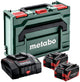 Juego básico Metabo 2 x lihdx 18v 8,0 ah | con cargador súper rápido asc 290 - 685305000