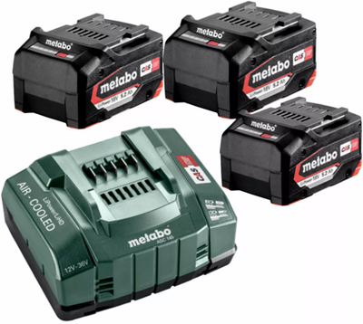 Pic metabo basic set 3x 18 volt 5.2ah batteries | k+mix - 685048000