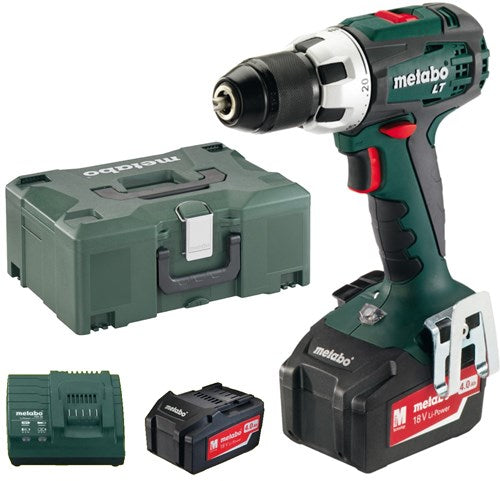 Metabo bs 18 lt schroefboormachine | 18v 2x 4.0ah li-ion - 602102500