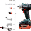 Metabo bs 18 ltx bl q i accu boorschroefmachine | 18 v | 2 x 5.2 ah li-power, asc 55 | in x - 602359650