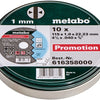 Dischi da taglio Metabo in latta (10 pz.) ø 115x1,0x22,23 - 616358000