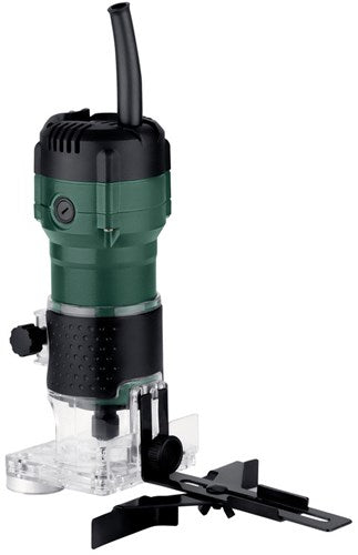 Metabo fm 500-6 edge milling cutter | 500w | incl. parallel guide, copy flange and roller guide - 601741000