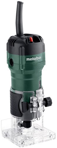 Metabo fm 500-6 edge milling cutter | 500w | incl. parallel guide, copy flange and roller guide - 601741000