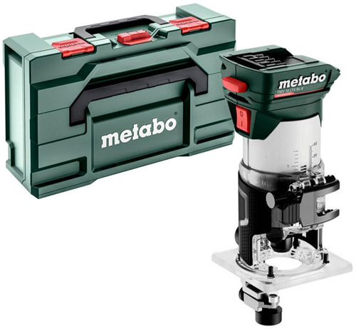 Fresa de cantos a batería Metabo fmv 18 ltx bl 8 | sin baterías ni cargador en metabox 145 l - 601742840