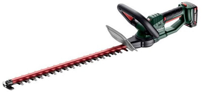 Metabo hs 18 ltx 55 | cortasetos a batería | 18v | Li-power 2x2ah y cargador sc 30 - 601718500