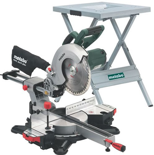 Tronzadora Metabo kgs 254 m + base ums | 1800 vatios con función de tracción - 690618000