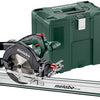 Metabo ks 18 ltx 57 set juego de sierra circular con batería de iones de litio de 18v en metaloc con riel guía fs 160 - 57 mm | 691065000 - 691065000