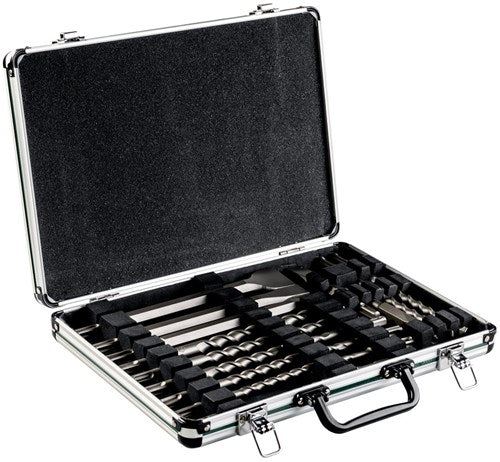 Set di scalpelli trapano-scalpelli Metabo sds-plus sp, 17 pezzi, in valigetta di alluminio | 628414000 - 628414000