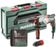 Martello combinato rapido Metabo uhev 2860-2 | Set punte 1100w 3.4j + sds-plus (10 pezzi) - 600713510