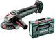 Metabo wpb 18 lt bl 11-125 amoladora angular rápida cuerpo 18v con interruptor de paleta en metabox 165 l - 613059840