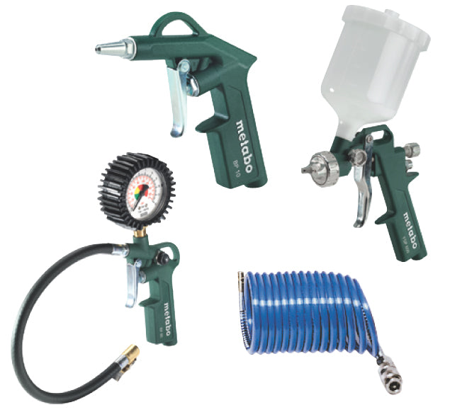 Metabo lpz 4 set | perslucht-gereedschapset | orion koppeling - 601585180
