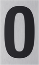 Metafranco numero 0 alluminio - wu0507390