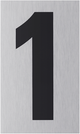 Metafranco numero 1 alluminio - wu0507300