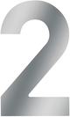Metafranc huisnummer 2 a2 120mm - wu0424017