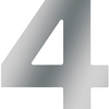 Metafranc huisnummer 4 a2 120mm - wu0424037