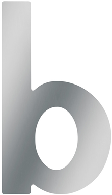 Metafranc número de casa b a2 100mm - wu0424117