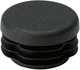 Metafranc kap ronde buis 30mm zw 4st w - wu0640006