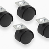 Set ruote con rotelle Metafranc 4 pezzi *nl* w - wu0418600