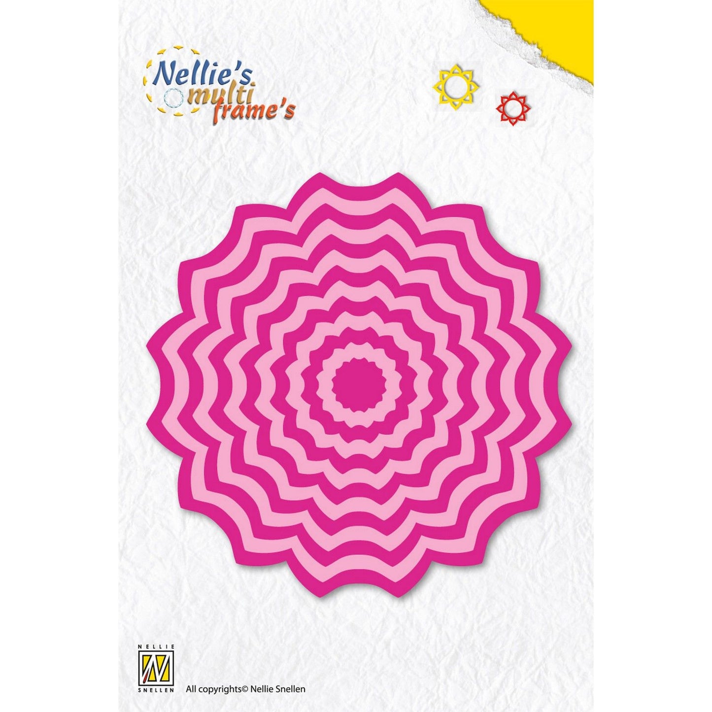 La scelta di Nellie • fustella multi cornice fiore 13pz.