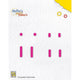 Nellie's choice • multi frame dies string set voor labels 8st.