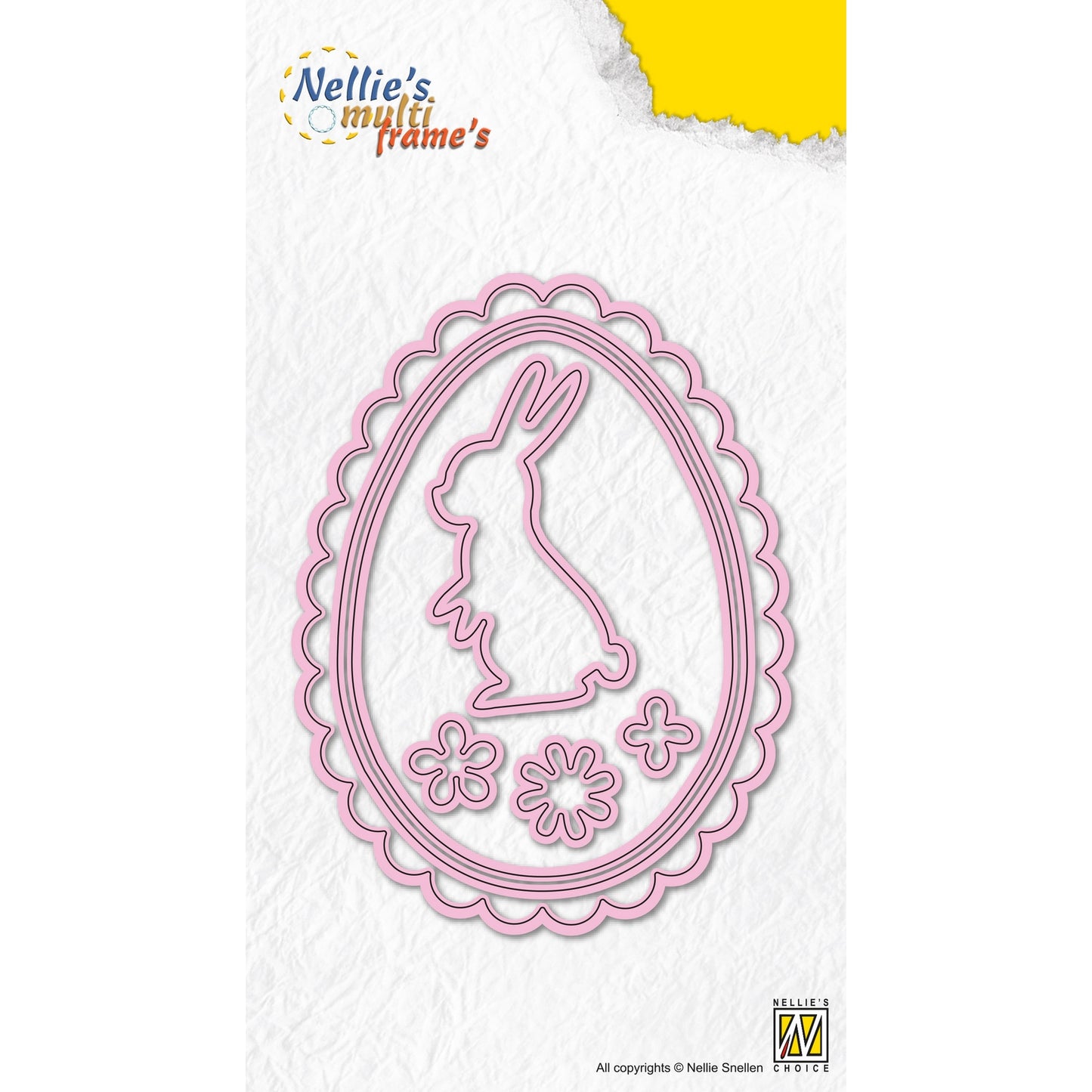 La elección de Nellie • troqueles con forma de conejito de Pascua 7 piezas.