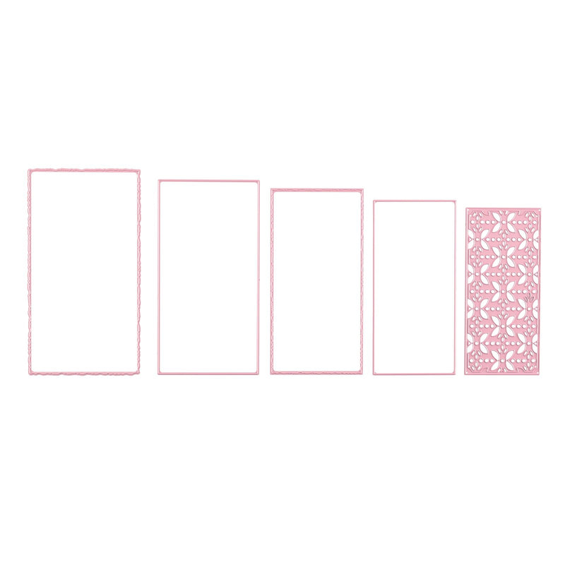 La scelta di Nellie • fustelle multicornice stelle rettangolari 5pz.