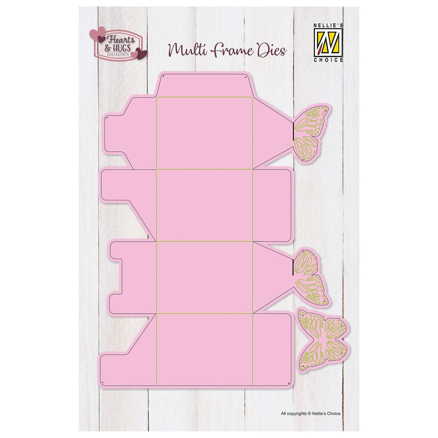 La scelta di Nellie • fustelle multi frame butterfly box 2 pz.